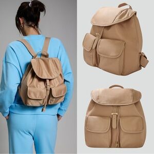 Year Of Ours – YOS x FFF Backpack in Taupe – NWOT (New Without Tags)